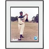PhotoFile Brooklyn Dodgers Jackie Robinson 'Swinging' Framed Photo