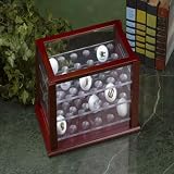 Golf Gifts & Gallery 1962 Acrylic/Wood 68 Ball Display Case Mahogany