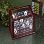 Golf Gifts & Gallery 1962 Acrylic/Wood 68 Ball Display Case Mahogany