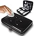 Portable EVA Tablet Case/Electronics Accessories Case/Travel Organizer/Travel Packing Cubes/Anti-Shock Hard Drive Case/Travel Cable Organiszr/Power Bank Case/USB Pouch/Ipad Case (New L Black)