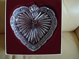 Oneida Crystal Southern Garden Heart Tray