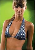 Aguaclara Dolce Vita disc detail halter bikini top