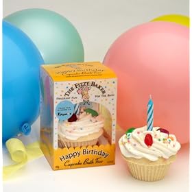 Fizzy Baker Birthday Cupcake Bath Bomb - Boxed