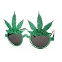 Novelty & Party Accessories - "High Life" Sunglasses Green