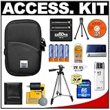 Nikon Coolpix 9411 Neoprene Case + 4GB Memory Card + 4 AA Batteries + Tripod + Accessory Kit for L10, L11, L12, L14, L15, L18, L19, L20, P50, P60, S10 & S4 Digital Cameras
