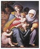 The Virgin And Child With Saint Elizabeth And John The Baptist Art Print Poster by Francesco d'Ubertino Verdi Bachiacca