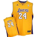 adidas Los Angeles Lakers Kobe Bryant Youth (Sizes 8-20) New Replica Home Jersey