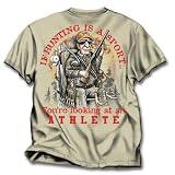 Buck Wear Athlete Hunt T-Shirt - Sand