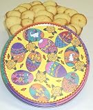 Gourmet Food : Scott's Cakes 2 1/2 lb. Coconut Macaroon Cookies in a Large Egg Tin