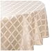 Kitchen & Housewares : Lenox Laurel Leaf 70-by-86-Inch Oval Tablecloth, Ivory
