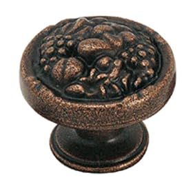 Click here to buy Amerock Natural Elegant Fruit 1-11 32-Inch Diameter Knob, Rustic Bronze #BP1335-RBZ by Amerock.