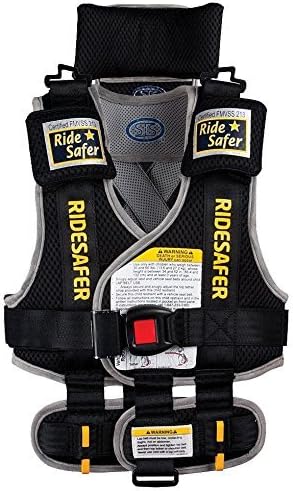 RideSafer Type 2 GEN3 Travel Vest - Black/Grey - Small by RideSafer