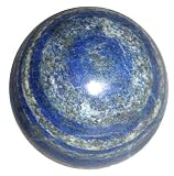 Lapis Ball 03 Giant Blue Lazuli Crystal Third Eye Sphere Pyrite Centerpiece Stone 5.2