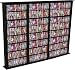 Spartak Bookcase Multimedia Tower - Tall Triple 2413BLACK (Black) (76