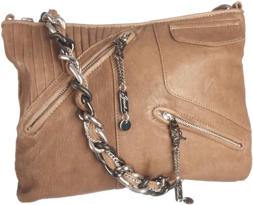 Diesel Women’s Hit Clutch/Shoulder Bag Shitake Small