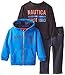 Nautica Baby-Boys 3 Piece Fleece Long Sleeve Tee Pant Set