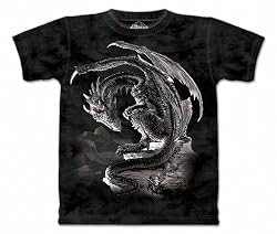 Bravery Misplaced Dragon T-shirt 100% Cotton TEENS and ADULTS Short Sleeve Shirt
