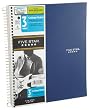 Five Star Wirebound 3-Subject 4-Pocket Notebook, College Ruled, 11X8-1/2, 150 Sheets (MEA06210)