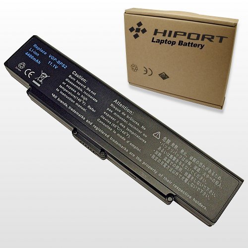 Hiport Laptop Battery For Sony Vaio PCG-6N1L, PCG-6N2L, PCG-6N3L Laptop Notebook Computers (Black) Hiport Laptop Battery For Sony Vaio PCG-6N1L, PCG-6N2L, PCG-6N3L Laptop Notebook Computers (Black)