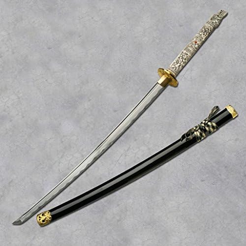 Highlander Duncan Macleod Black Closed Mouth Regal Dragon Movie TV Sword (Gold Limited Edition)