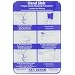 San Jamar HWWLCT Hand Washing Station Smart Chart, 6" Width x 9" Height