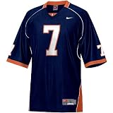 Nike Illinois Fighting Illini #7 Navy Blue Twilled Football Jersey