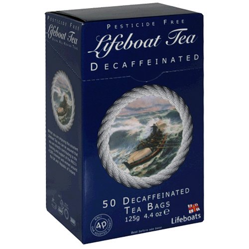 Lifeboat Decaf Tea, Tea Bags, 50-Count Box (Pack of 6) by Lifeboat