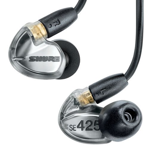 【国内正規品】 SHURE 高遮音性イヤホン メタリックシルバー SE425-V-J