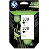 HP 338 - Print cartridge - 2 x black