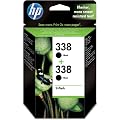 HP 338 - Print cartridge - 2 x black