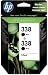 HP CB331EE 338 Tintenpatrone schwarz hohe Kapazität 2 x 11ml 2 x 480 Seiten 2er-Pack
