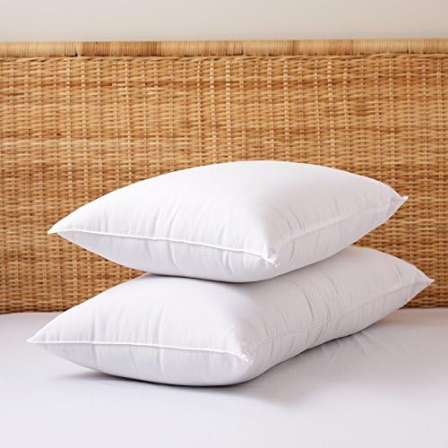 Royal Luxure Premium Feather and Down Blend Bed Pillow, Set of 2, King Size