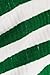 BeWild Brand ® St. Patrick's Day Green / White Striped Leg Warmers