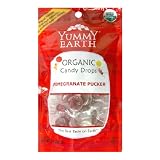YummyEarth Organic Candy Drops, Pomegranate Pucker, 6-Count Boxes (Pack of 2)