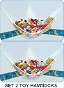 Jumbo Toy Hammock "Set of 2"