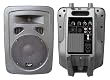 400 Watts 8In 2-Way Plastic Molded Powered/Amplified Speakr Sys