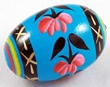 Pisanki Polish Wooden Egg LIGHT BLUE