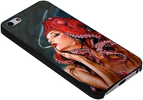 Tattooed Octopus Sigaret for Iphone Case (iPhone 5/5s black)