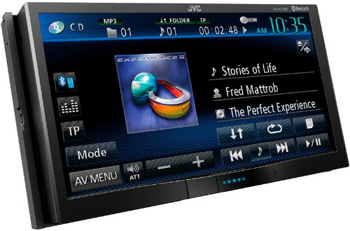Regular KW-AV70BT Car DVD Player – 7″ LCD Display – 80 W RMS – iPod/iPhone Compatible – Double DIN