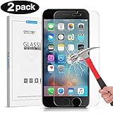 OMOTON [3D Touch Compatible - Tempered Glass] Screen Protector with [9H Hardness] [Premium Clarity] [Scratch-Resistant] for Apple iPhone 6S Plus 5.5 Inch - [2 Pack]