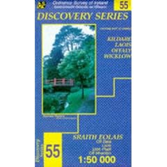 Kildare, Laois, Offaly, Wicklow (Irish Discovery Map)