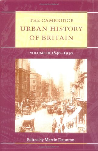The Cambridge Urban History of Britain: Volume 3
