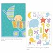 Peaceable Kingdom / Card Set for New Babies - Box of 12 cards and envelopes