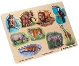 Wooden Zoo 9-piece Peg Puzzle