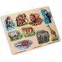 Wooden Zoo 9-piece Peg Puzzle