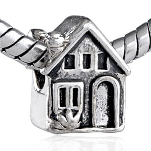 Buy House Silver European Charm Beads - Pandora Bead and Bracelet Fit
