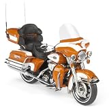 Highway 61 / DCP Texas Longhorns Football Harley-Davidson Ultra Classic Electra Glide Diecast Motorcycle 1:12