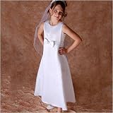 SOPHIAS STYLE Flower Girl Dress WHITE Special Occasion 1st COMMUNION Gown 2T-14