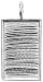 Amate Studios Designer-Feets Long Rectangle Base, 1/Pkg, Silver Overlay 32 by 23mm