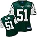 Reebok New York Jets Jonathan Vilma Women's Replica Team Color Jersey